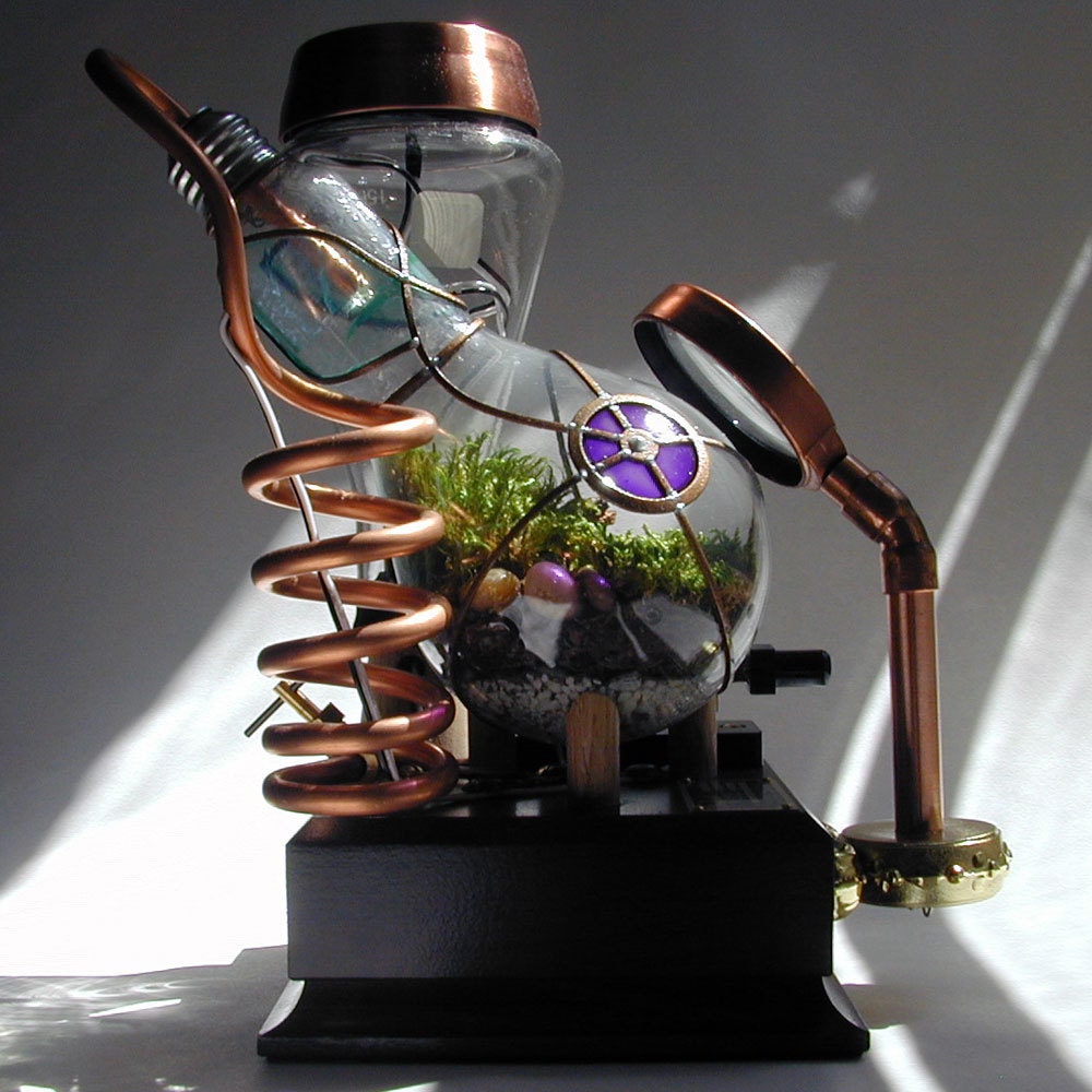 Professor Alexander's Botanical Vasculum - Steamed 300 watt Moss Terrarium