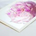 Mothers day cards pink pastel peony photo note card white blank greeting card Easter wedding birthday ivory minimalism, rusteam, tbteam, oht