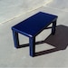 Contemporary Coffee Table - Blueberry Blue