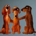 093 THREE GRACES - original painting 2006- special offer -  70X70 CM