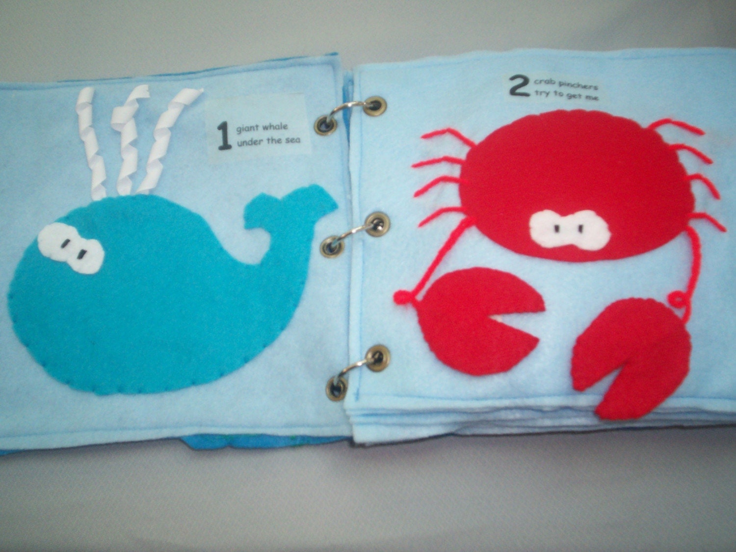 Under the Sea... Ocean Animal Counting Felt Quiet Book