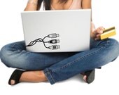 Usb Port Vinyl Decal For laptop