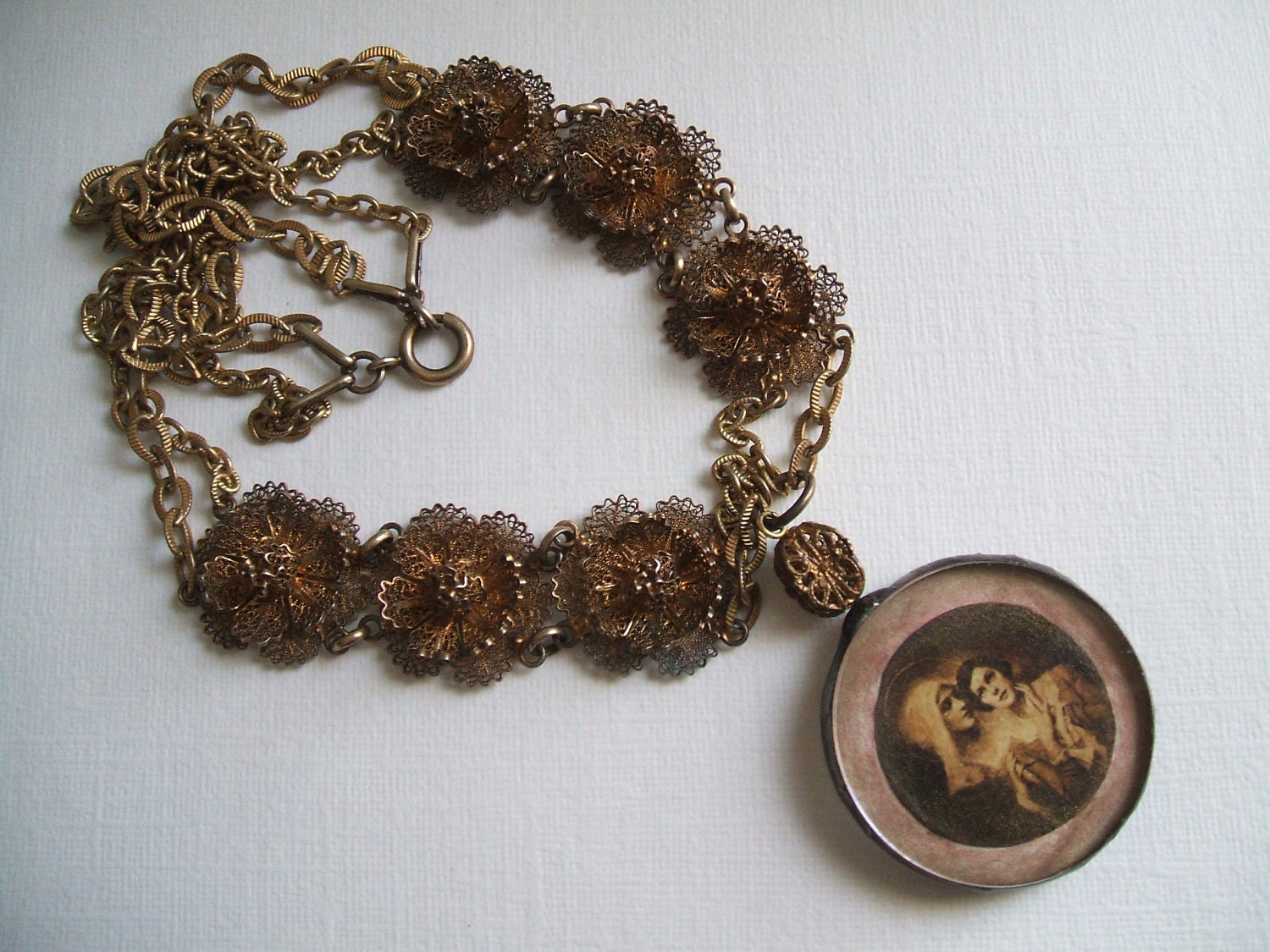 Guardian Angels reversible necklace