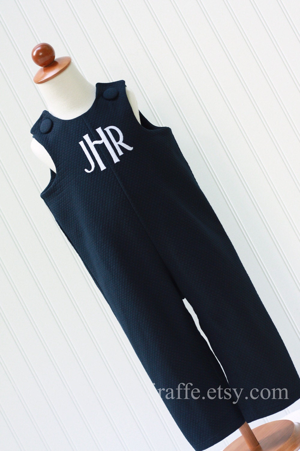Custom Listing for Jere - London Bridge...Sophisticated Monogrammed Shift Dress with Ruffle Flared Sleeves
