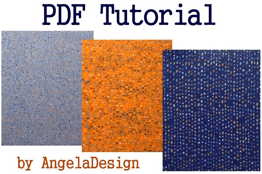 Polymer Clay  Tutorial - Faux Tweed Fabric Sheet Tutorial , eBook ,PDF
