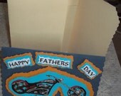 3D Fathersday Motorcycle Card