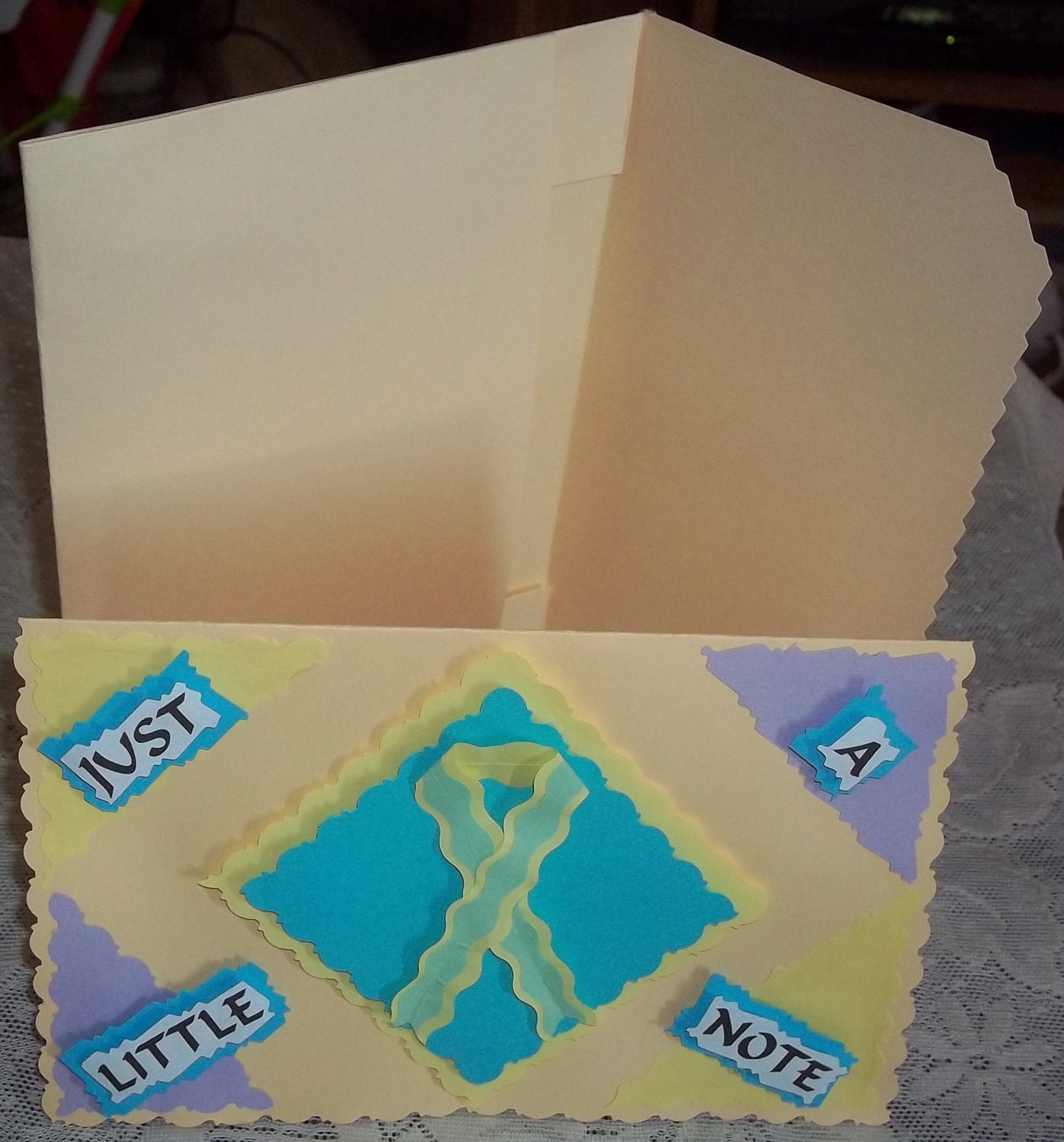 3D Just A Little Note Card
