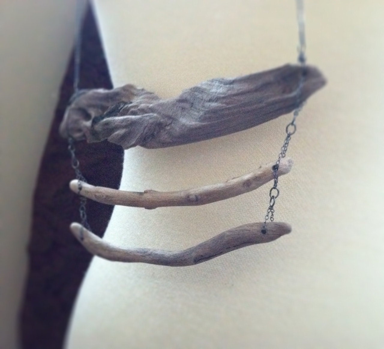 Long Drift Wood Unisex Necklace