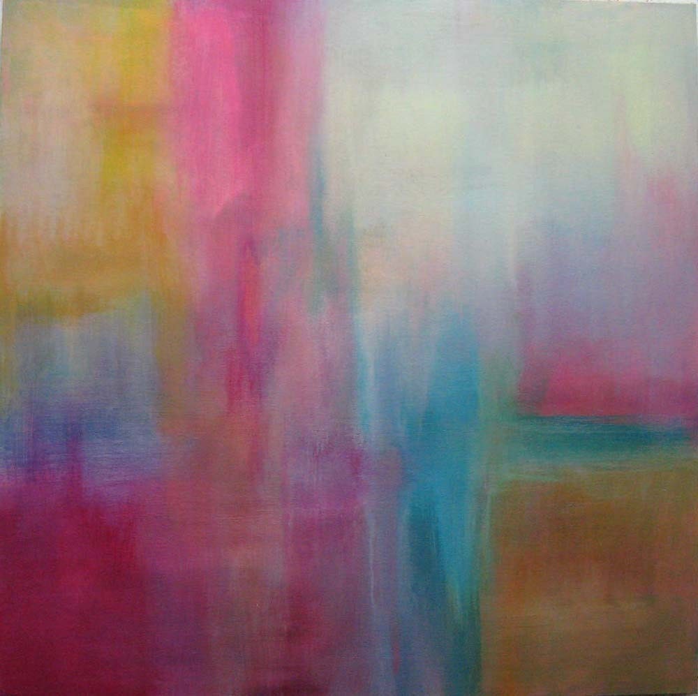 Original Fine Art Abstract Modern Painting Contemporary Acrylic. Passage I