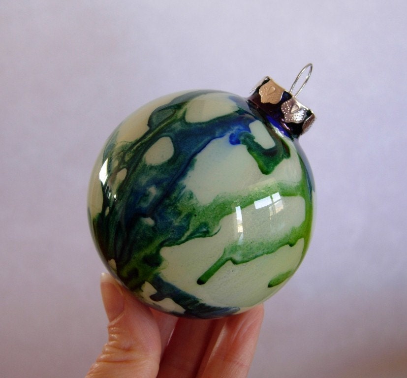 Hand Painted Glass Ornament
