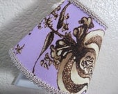 Purple Floral Night Light