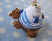 Baby Washcloth Teddy Bear Cupcake-Boy