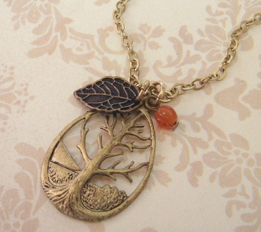 Fall Tree Necklace