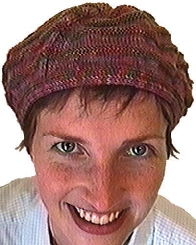Reversible Rotating Ridge Hat Knitting Pattern PDF