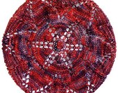 Lacy Flower Tam Knitting Pattern PDF