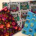 Owl Handmade Laptop sleeve, Unique Owl Lap top Case