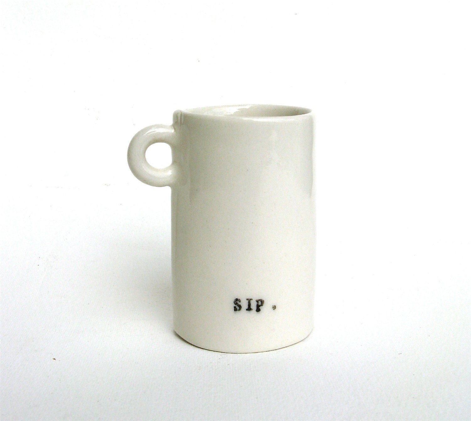 hand built porcelain cup  ...   sip
