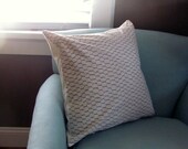 Country Chicken Wire Print Pillow Cover 18 x 18 Cream Black