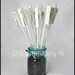 Table Number Holder, Clothes Pin on a Stick, off-white, set of 16, use for place name card, photo, memo, menu, notes, wedding home or office