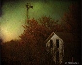 Abandoned Farmstead Photo  - Old Farmhouse - 8 x 10 Photography - Landscape