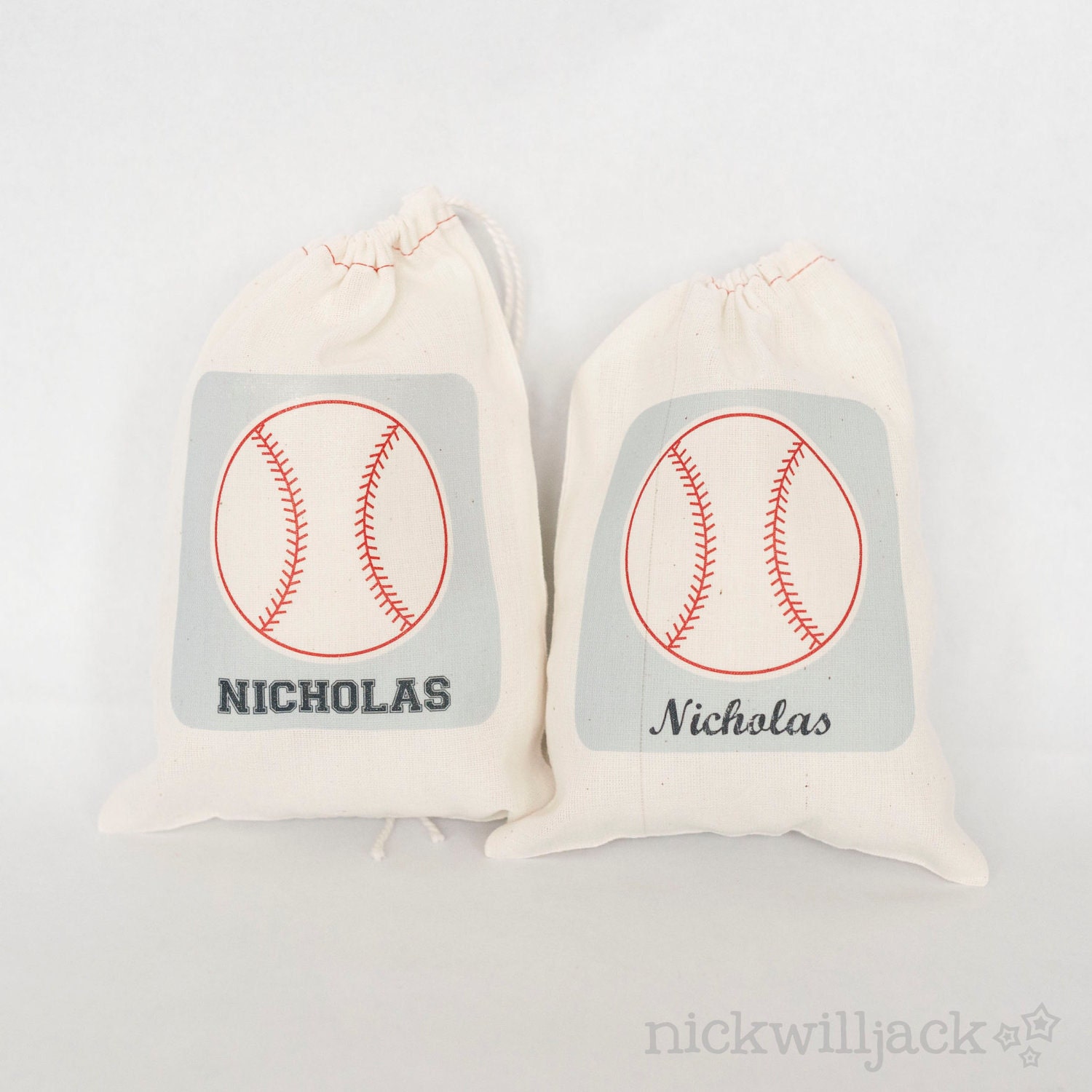 Baseball Favor Bags- Set of 6 Il_570xn