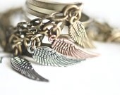 Angels Above - double 2 finger chain rings