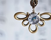 Compass No. 2 Necklace - Working compass - Made in USA findings