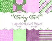 Digital Scrapbook Paper Pack