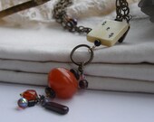 Ace of Clubs Vintage Bead Necklace