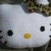 Hello Kitty, Cheetah Bow Pillow