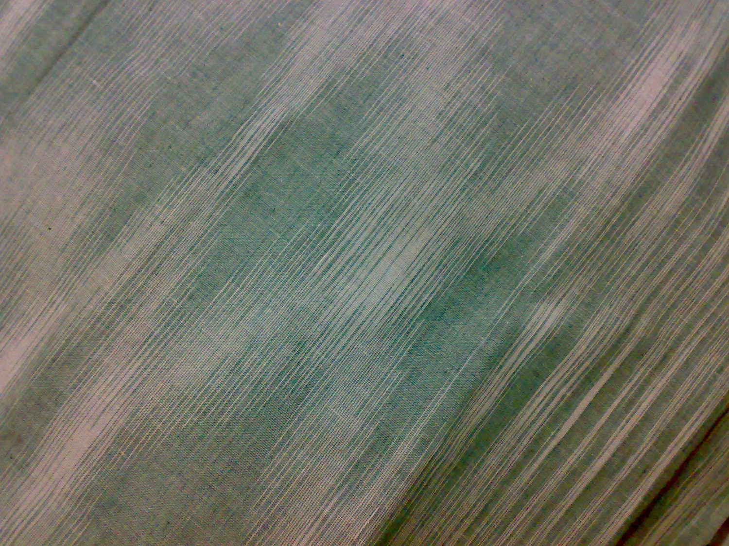 Gray Indian Cotton Handloom Fabric Khadi Ikat