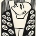 Where I Hang. Linocut