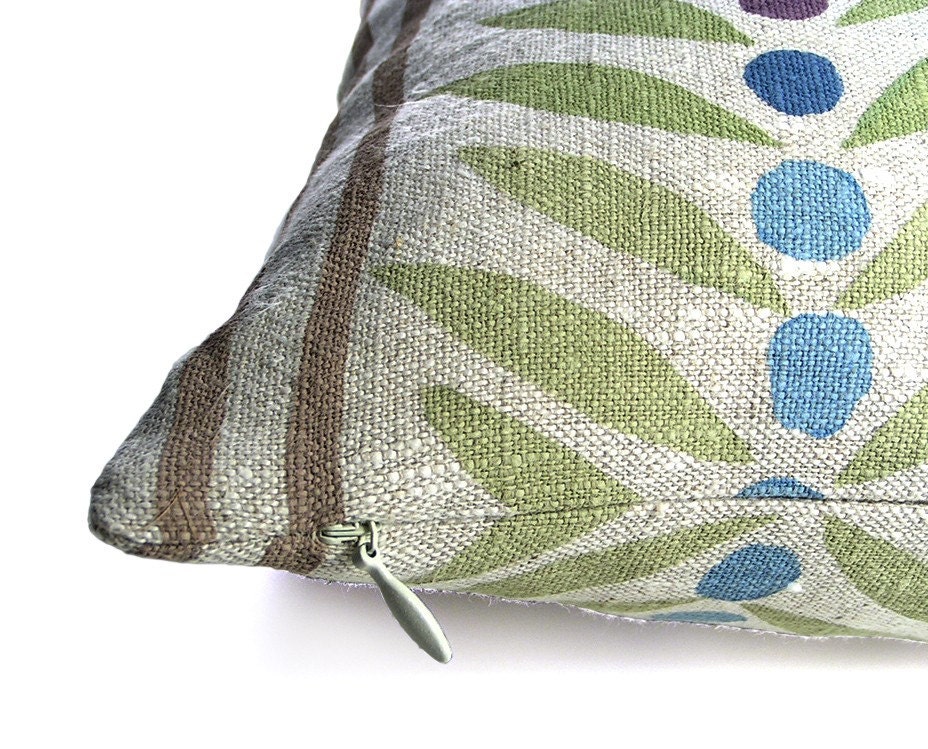 Hand Printed Pillow Cover - Made to Order