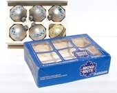 Vintage Shiny Brite Ornaments - by Poloron - 5 Shiny Brite - 1 West Germany