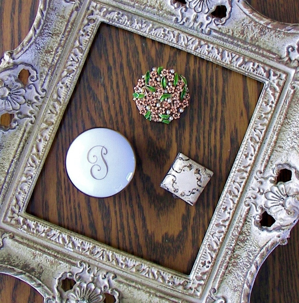 Vintage Pill Boxes and Limoges France Trinket Box - Set of Three