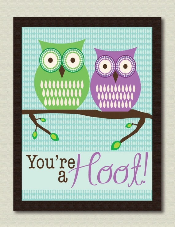 11 x 14 You're a Hoot