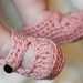Baby Booties, Baby Maryjanes, Crochet Baby Booties