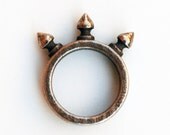 Signature Silver Spike Stud Ring