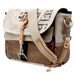 Canvas Messenger Bag // Upcycled and Handmade by peace4you - Model paul-2023
