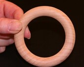 12 - Ring - 3 inch round unfinished wood (WW-TR1100)