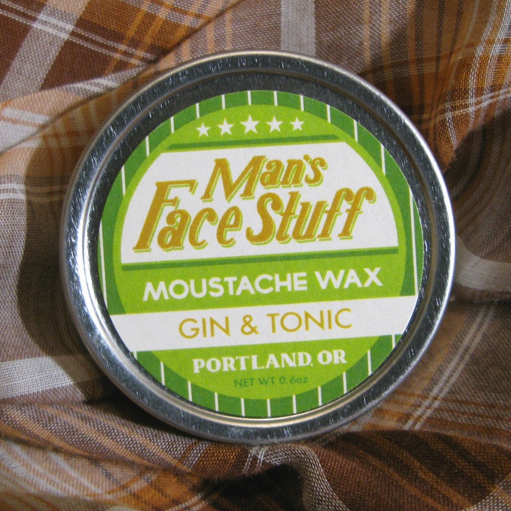 Gin and Tonic Moustache Wax
