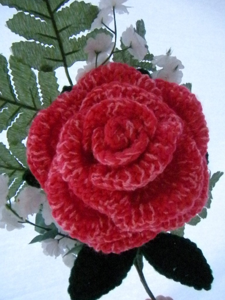 Crochet Bouquet Rose Pattern PDF