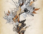 Floral 1 - Giclee Print, 11x14
