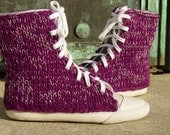 Purple Haze Extra-High Tops, women's size 7.5 only