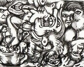 hidden pictures bookmark original drawing