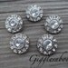Brand New Set of FIVE Acrylic Rhinestone Buttons NEW Size-18MM Clear