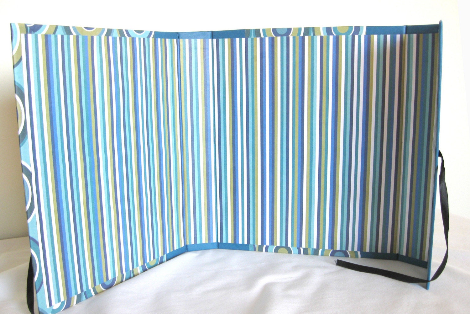 Teal and blue Portfolio Case