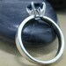 London Blue Checkerboard Topaz in Sterling Silver Ring