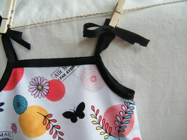 par avion tie dress