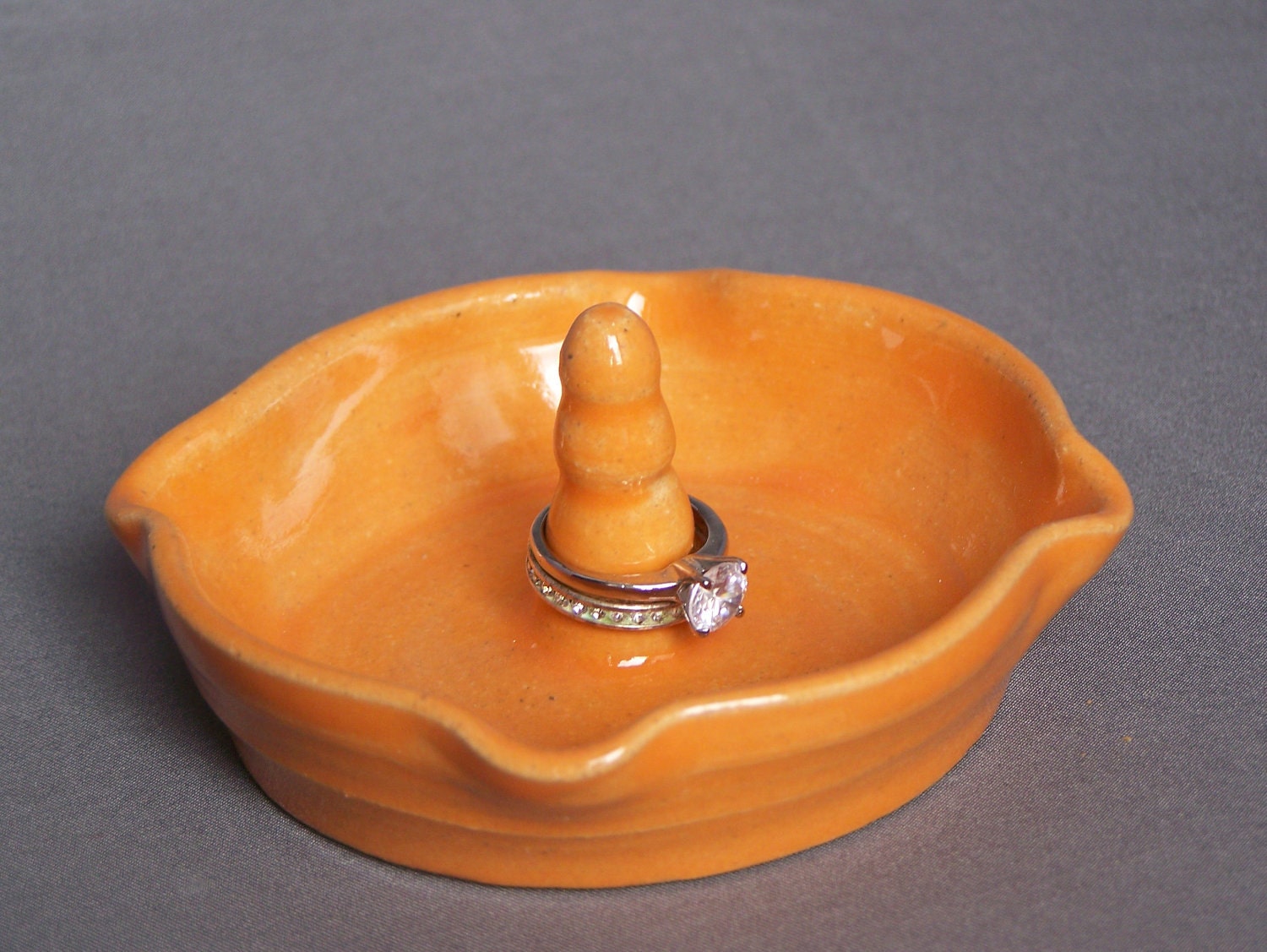 Orange Ring Holder